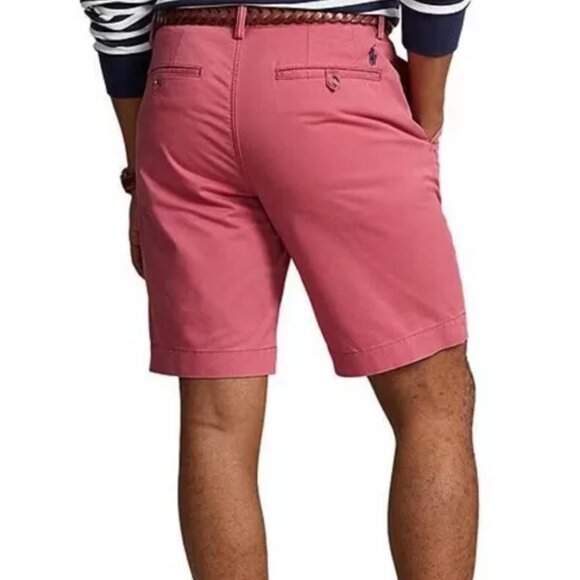 Polo Ralph Lauren Shorts Men's Size 34 Classic Fit 9" Chino Nantucket Red - Picture 2 of 15